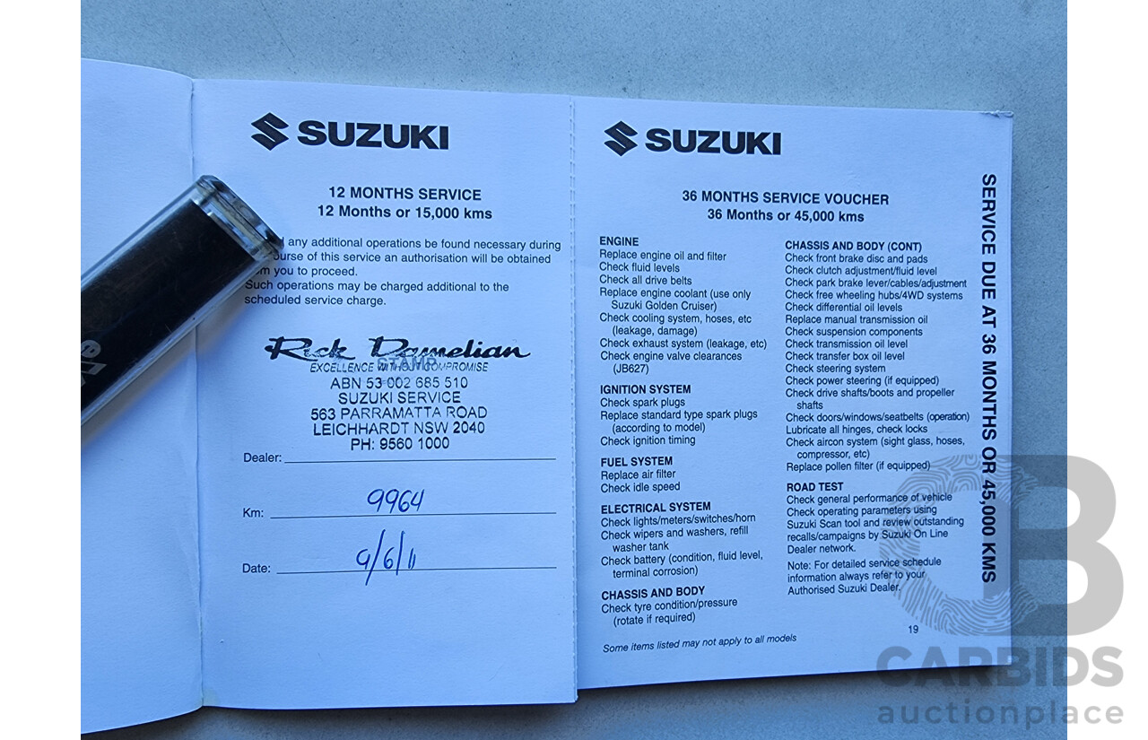 02/2010 Suzuki Swift RE.4 EZ MY07 UPDATE 5d Hatchback Black 1.5L