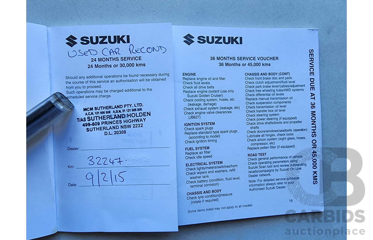 02/2010 Suzuki Swift RE.4 EZ MY07 UPDATE 5d Hatchback Black 1.5L