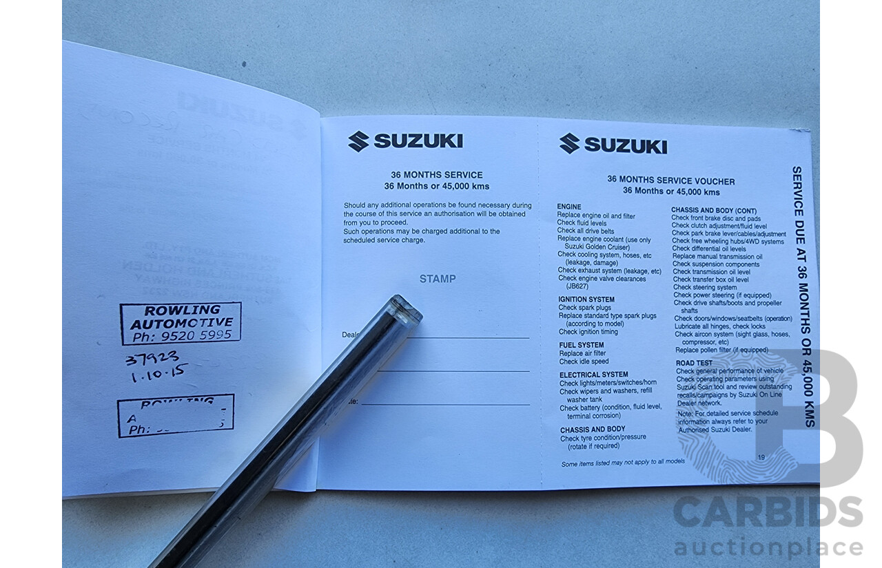 02/2010 Suzuki Swift RE.4 EZ MY07 UPDATE 5d Hatchback Black 1.5L