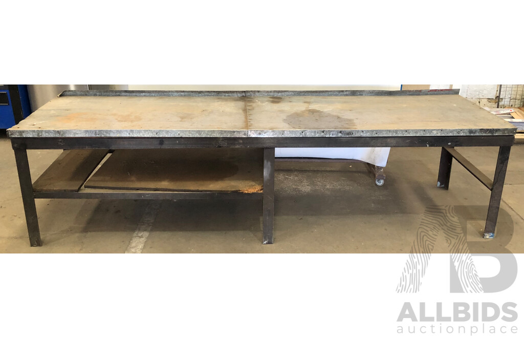 Custom Built Metal Work Bench