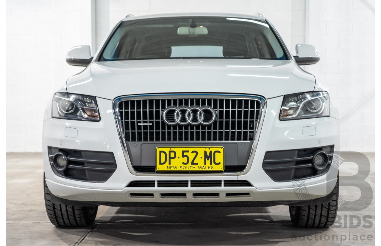 06/2011 Audi Q5 2.0 TFSI Quattro (AWD) 8R MY12 4D Wagon White Turbo 2.0L