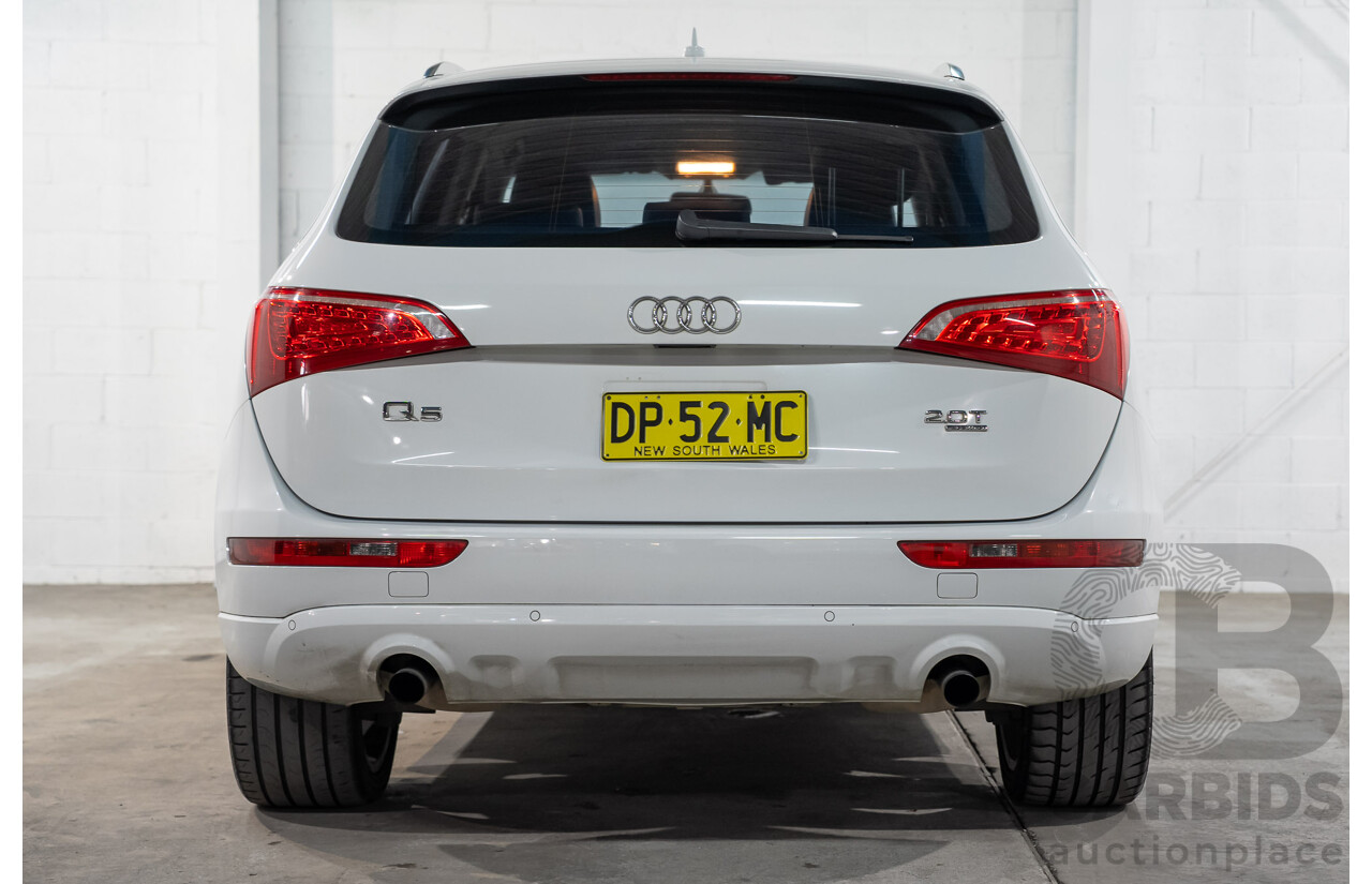 06/2011 Audi Q5 2.0 TFSI Quattro (AWD) 8R MY12 4D Wagon White Turbo 2.0L