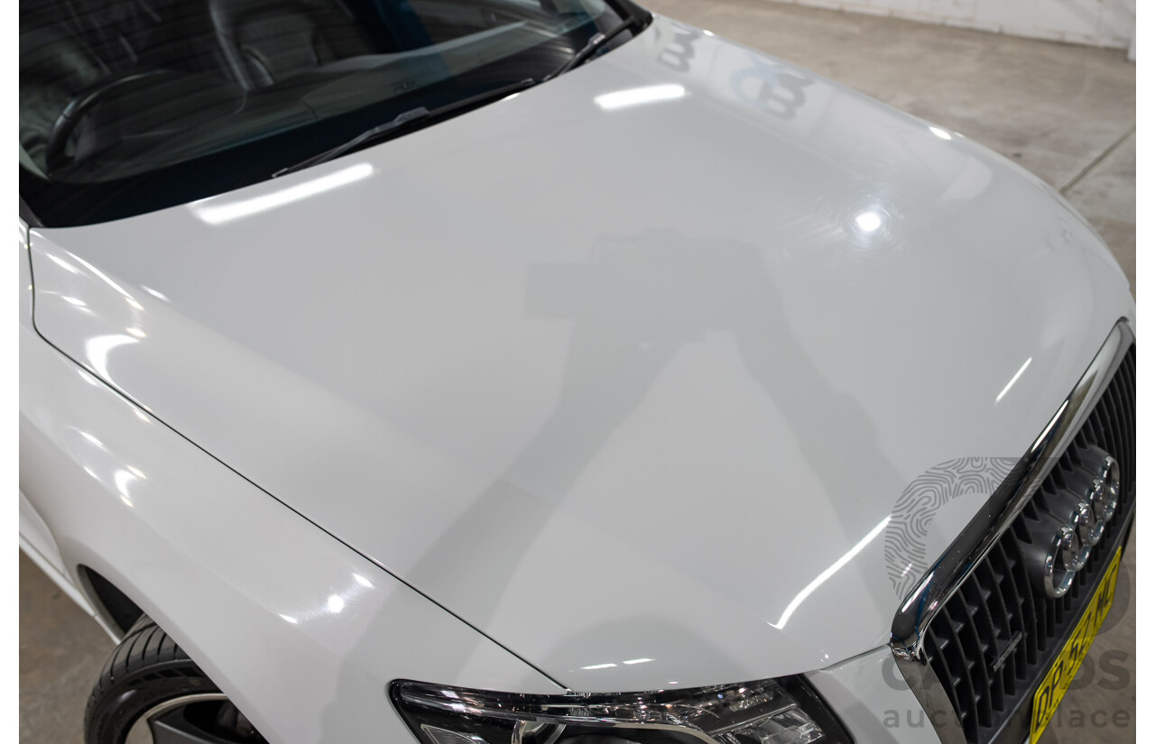 06/2011 Audi Q5 2.0 TFSI Quattro (AWD) 8R MY12 4D Wagon White Turbo 2.0L