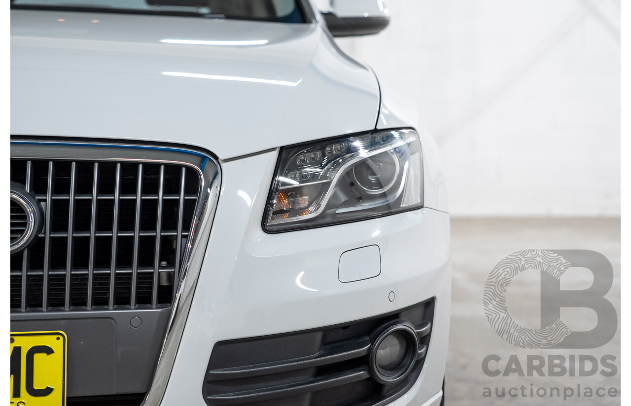06/2011 Audi Q5 2.0 TFSI Quattro (AWD) 8R MY12 4D Wagon White Turbo 2.0L