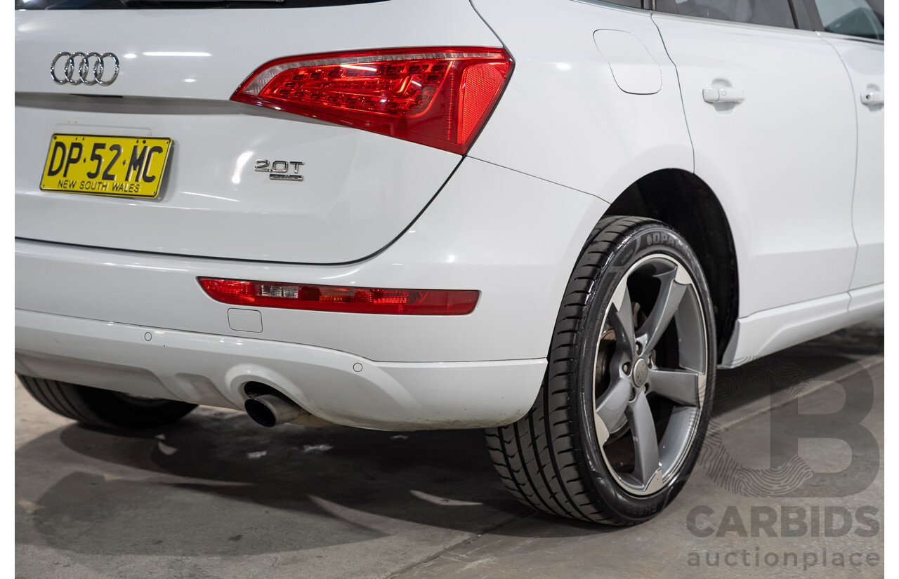 06/2011 Audi Q5 2.0 TFSI Quattro (AWD) 8R MY12 4D Wagon White Turbo 2.0L