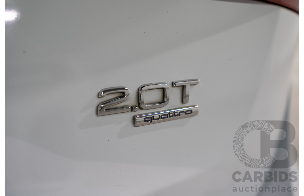 06/2011 Audi Q5 2.0 TFSI Quattro (AWD) 8R MY12 4D Wagon White Turbo 2.0L