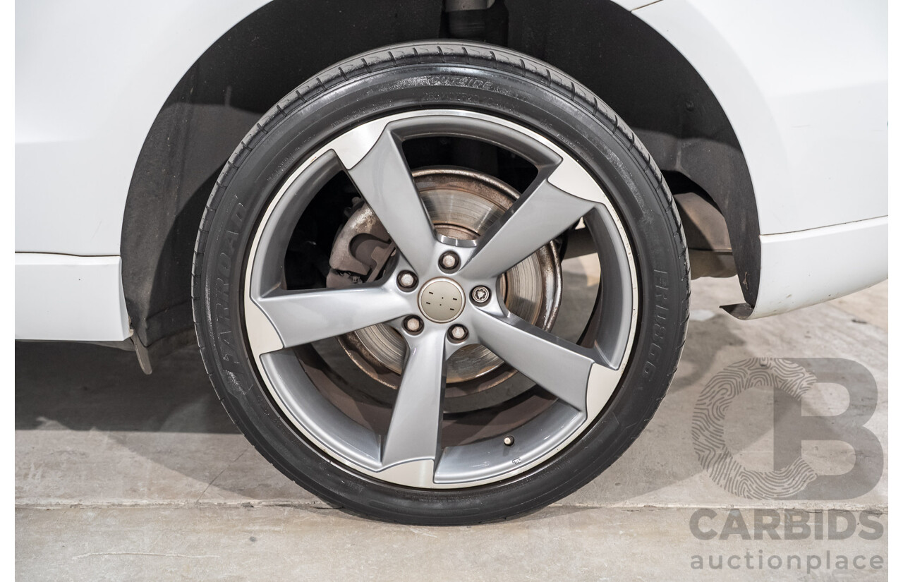 06/2011 Audi Q5 2.0 TFSI Quattro (AWD) 8R MY12 4D Wagon White Turbo 2.0L