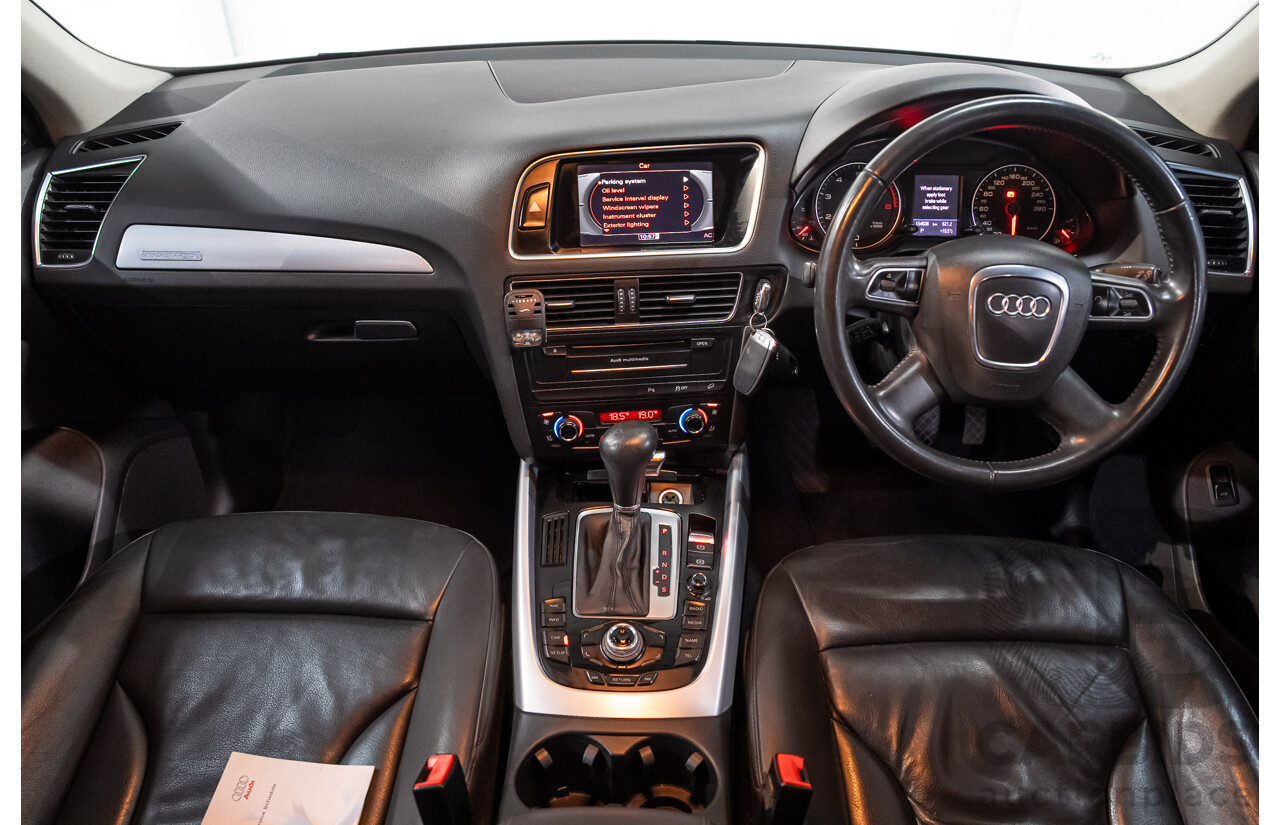 06/2011 Audi Q5 2.0 TFSI Quattro (AWD) 8R MY12 4D Wagon White Turbo 2.0L