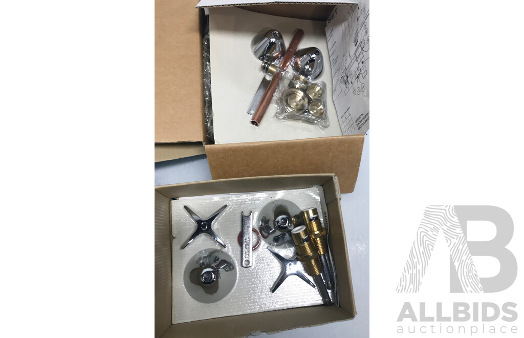 Assorted Caroma Taps Sink and Basin Sets - Lot of 4