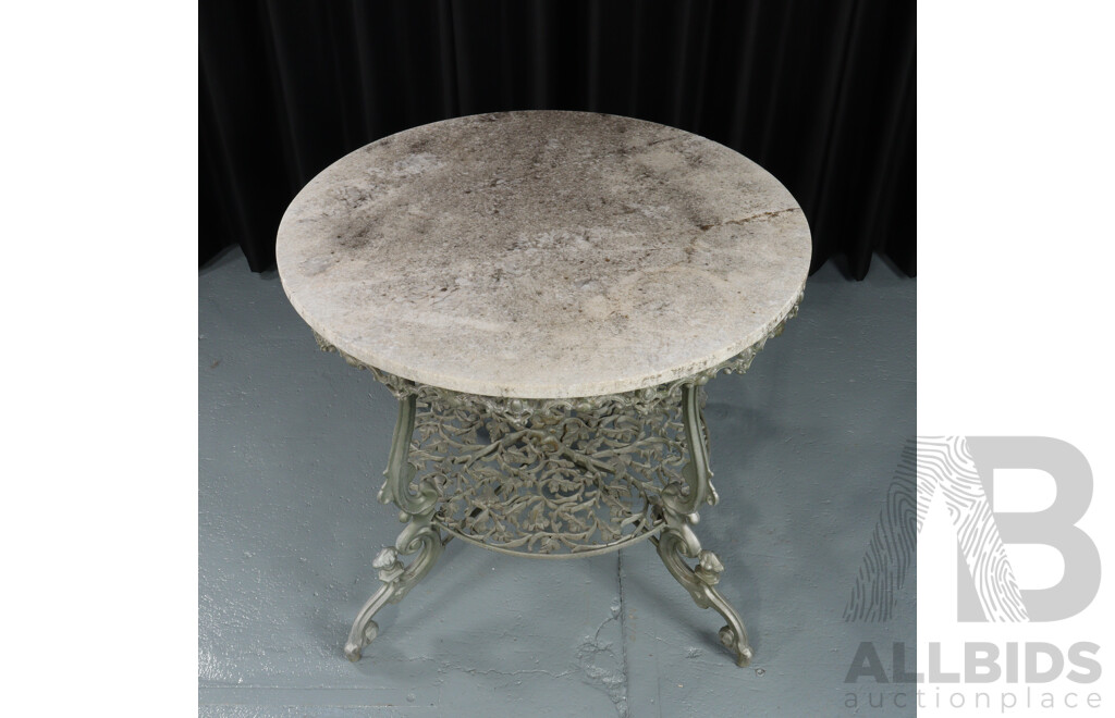 Five Piece Alloy Outdoor Garden Table Set