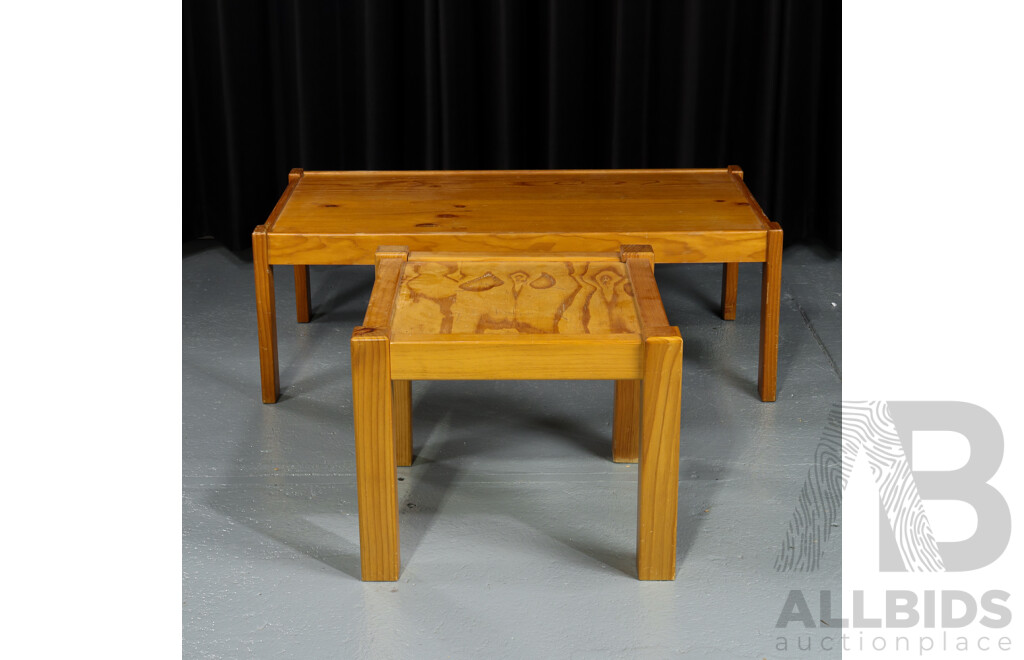 Pair of Pine Coffee Tables