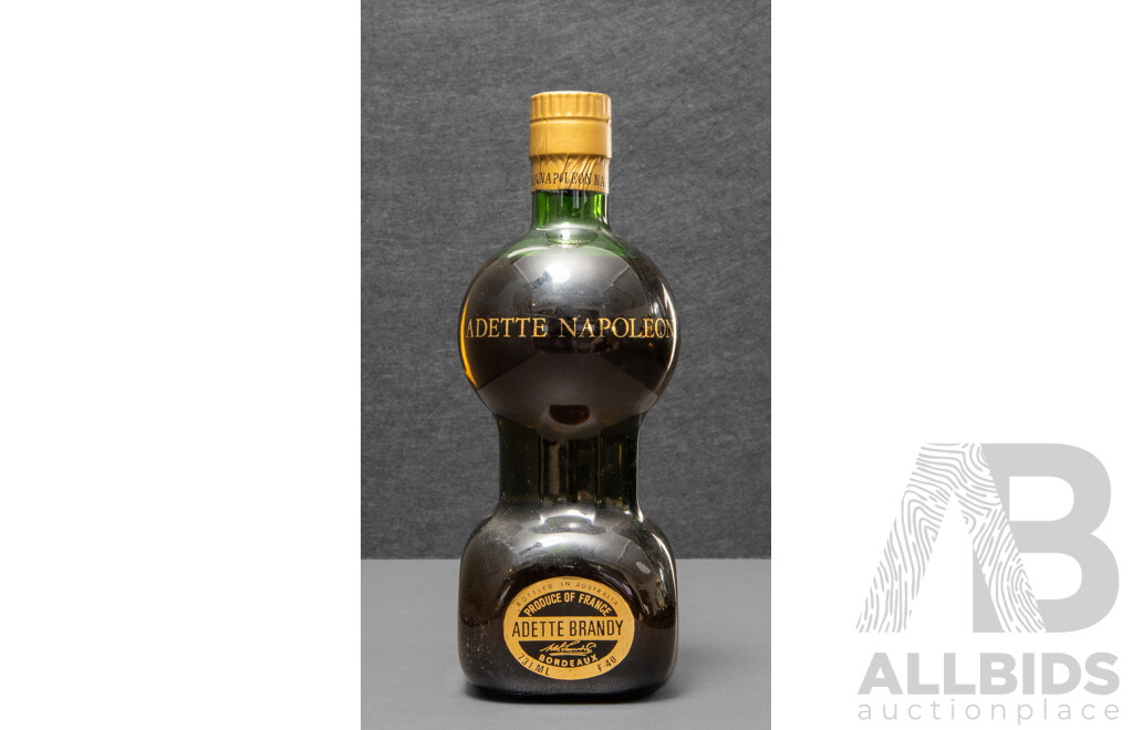Vintage Adette Napoléon Brandy Bordeaux