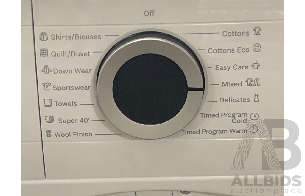 Bosch 9kg Heat Pump Condenser Tumble Dryer