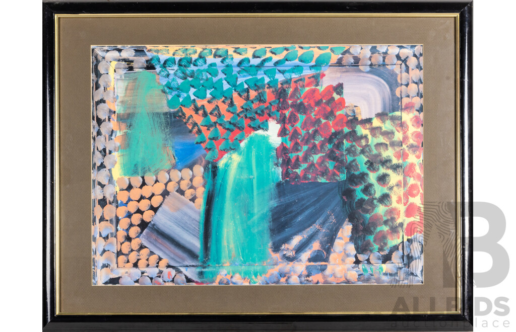 Howard Hodgkin & Beckett (20th Century), Old Money & French Window, Pair of Contemporary Colour Prints, 64H x 84W cm (frames) (2)