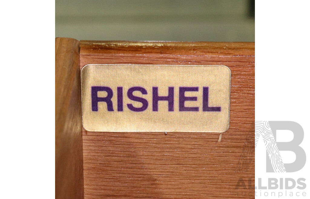 Rishel Timber Credenza with Seven Drawers and Two Cabinet Doors