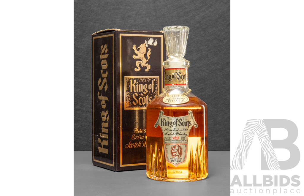 King of Scots Rare and Extra Old Scotch Whisky in Presentation Box