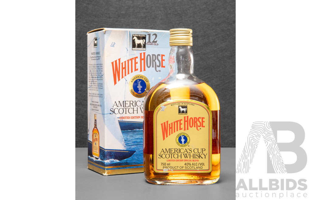 White Horse America's Cup Limited Edition Special Blend Scotch Whisky in Presentation Box