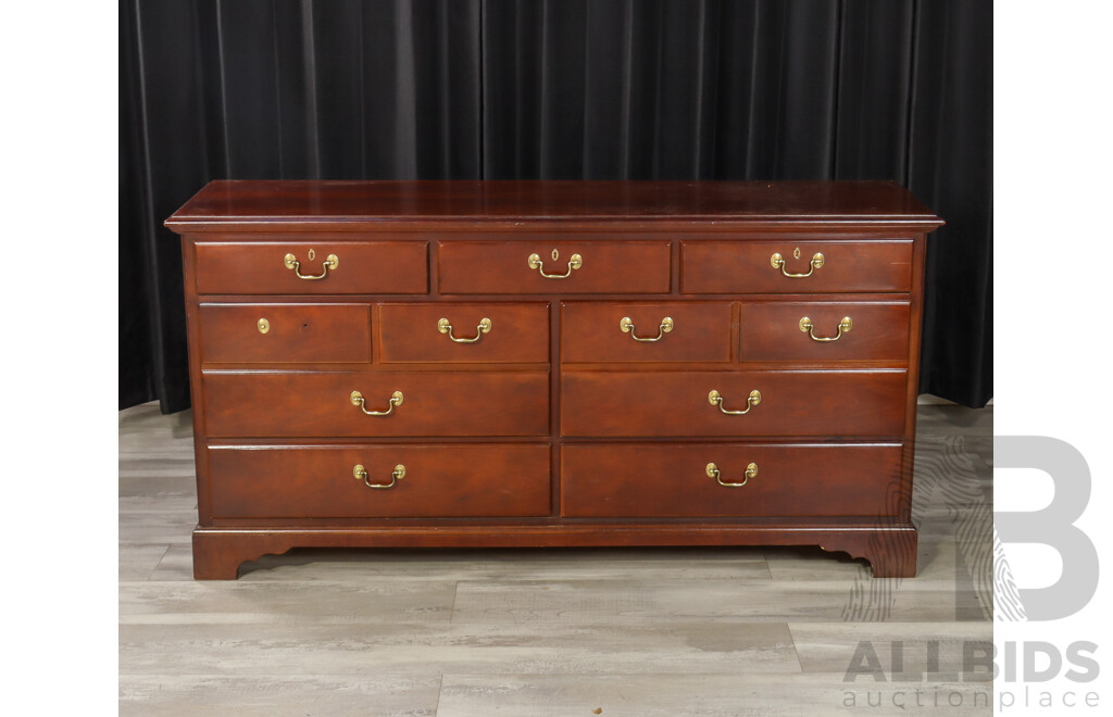 Drexel Madison Cherry Seven Drawer Dresser
