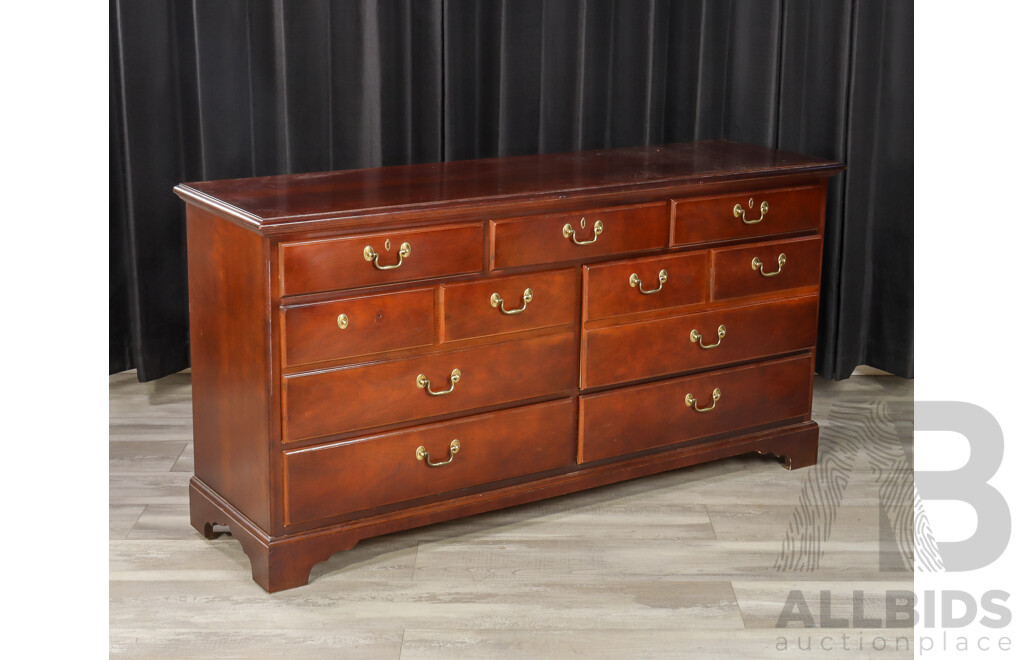 Drexel Madison Cherry Seven Drawer Dresser