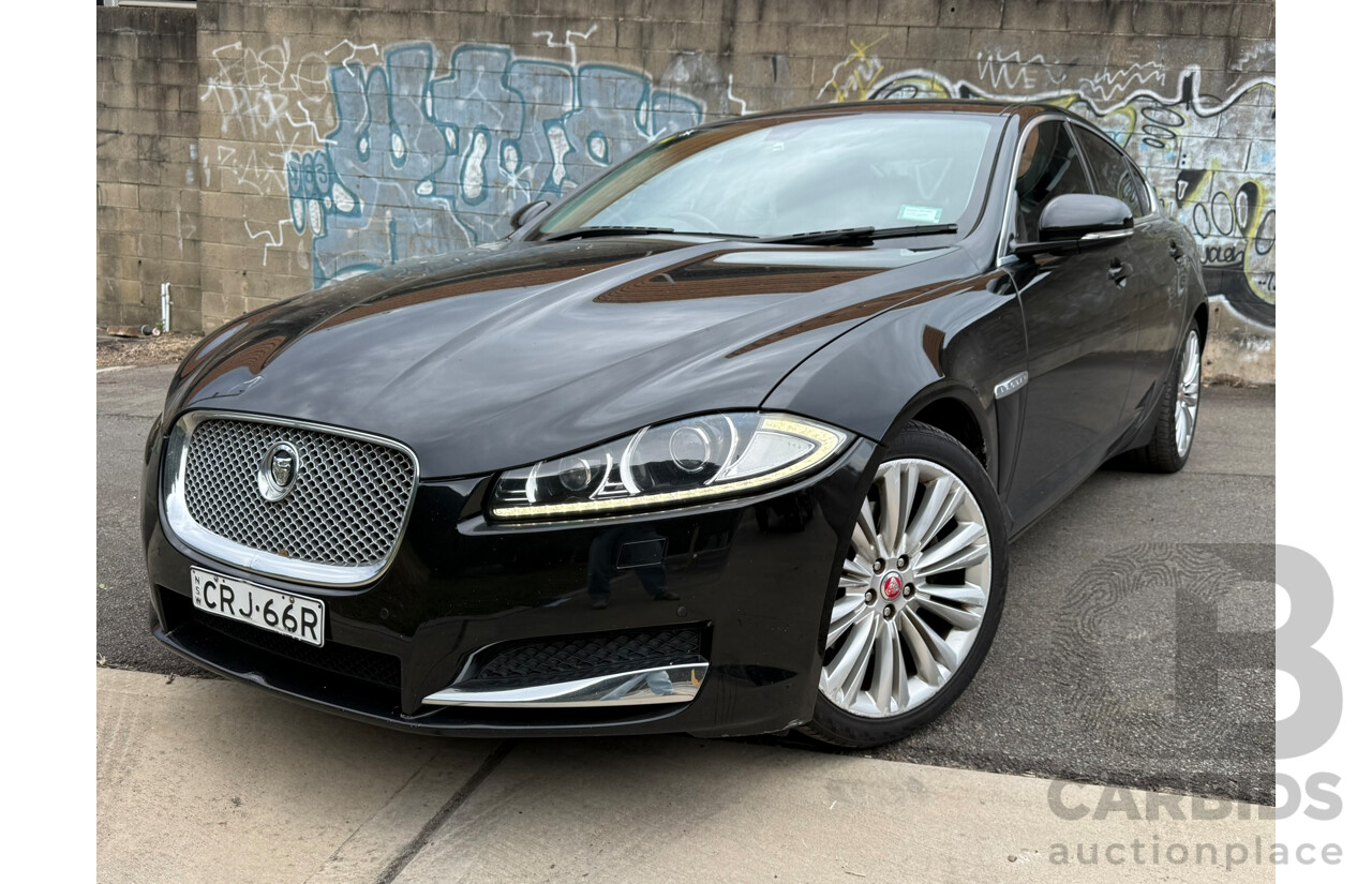 01/2013 Jaguar XF 2.0 Luxury MY13 4d Sedan Black 2.0L