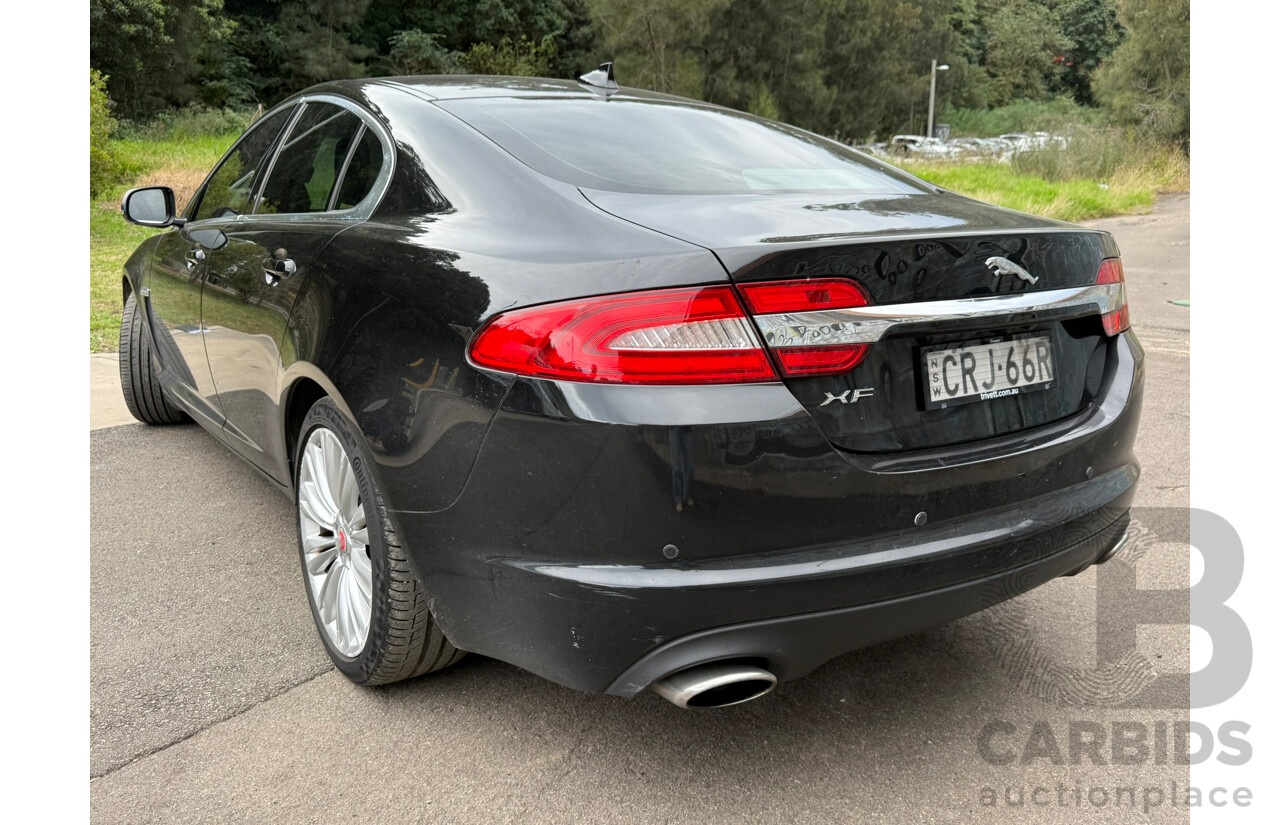 01/2013 Jaguar XF 2.0 Luxury MY13 4d Sedan Black 2.0L