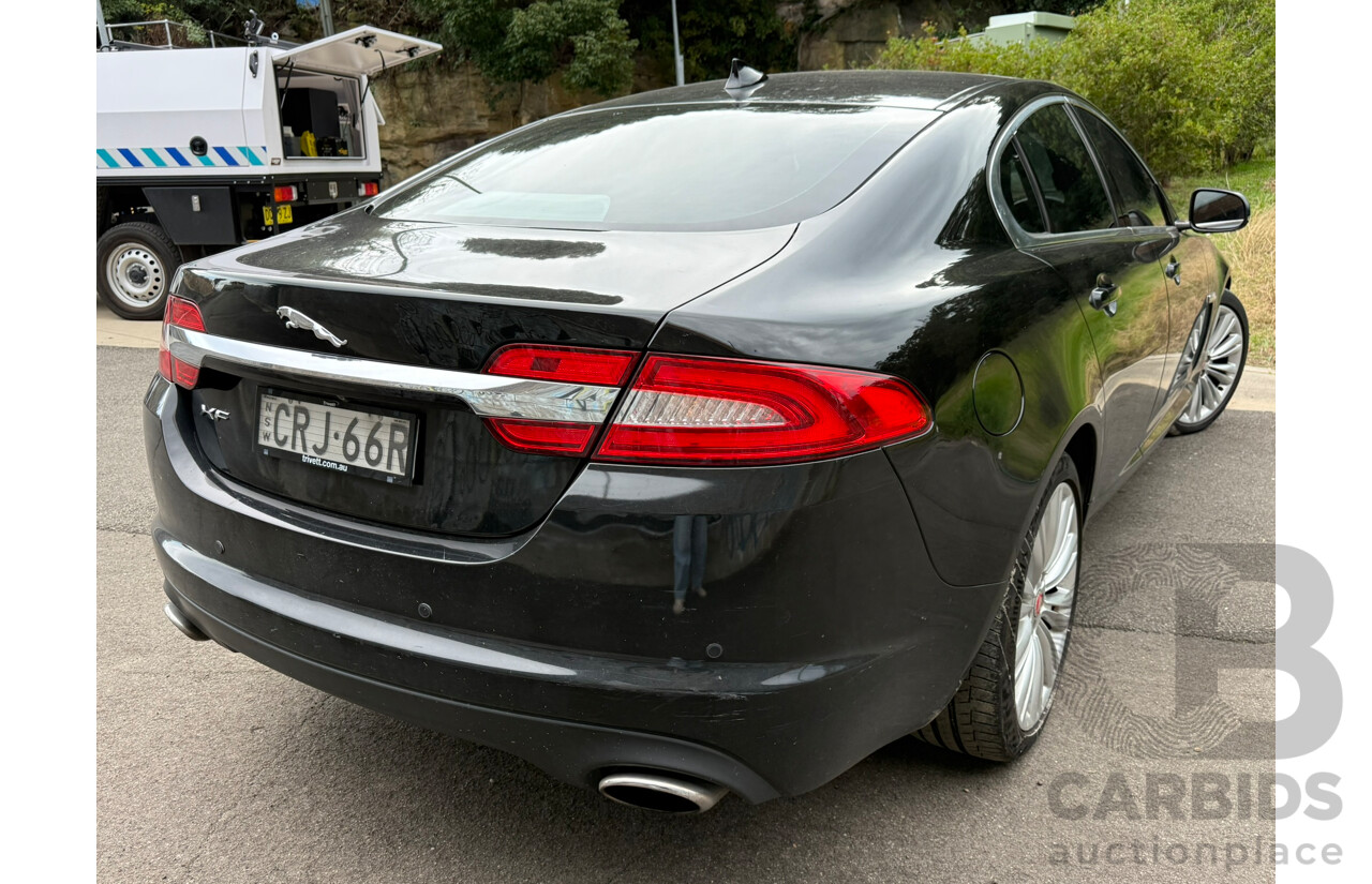 01/2013 Jaguar XF 2.0 Luxury MY13 4d Sedan Black 2.0L