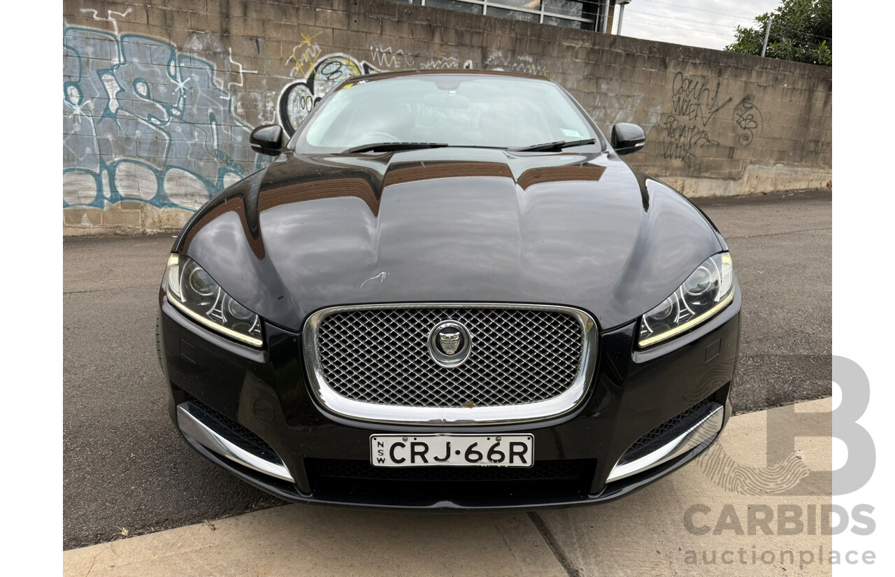 01/2013 Jaguar XF 2.0 Luxury MY13 4d Sedan Black 2.0L