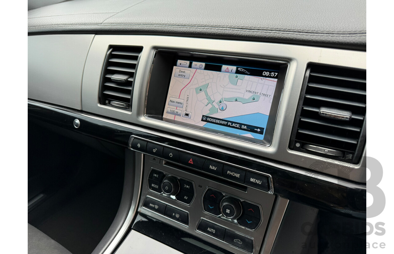 01/2013 Jaguar XF 2.0 Luxury MY13 4d Sedan Black 2.0L