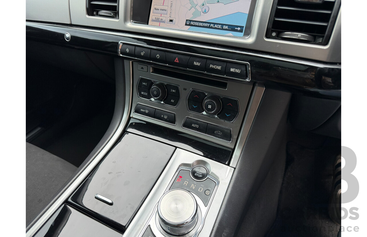 01/2013 Jaguar XF 2.0 Luxury MY13 4d Sedan Black 2.0L