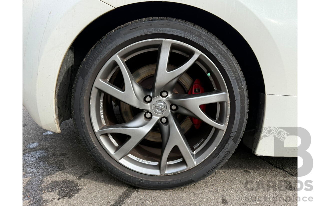 09/2015 Nissan 370Z  RWD Z34 MY14 2D Roadster White 3.7L