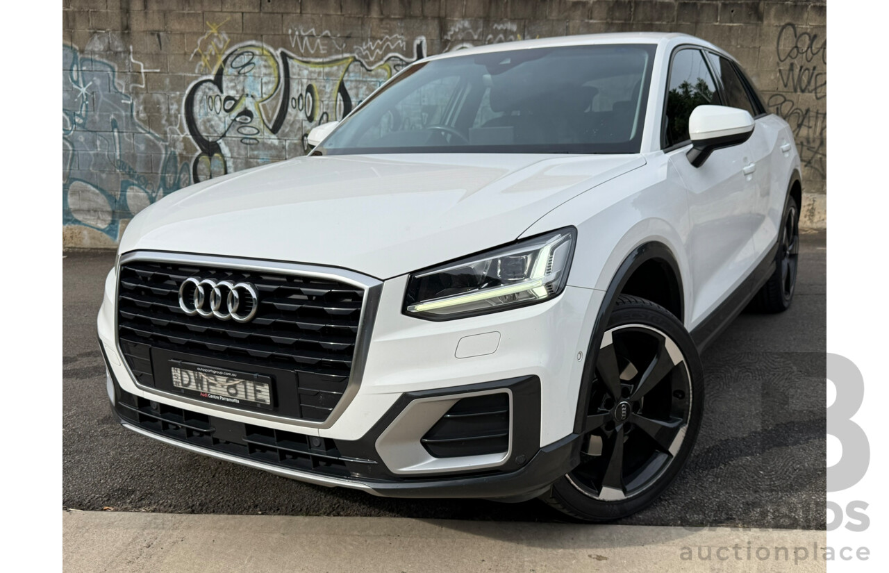06/2018 Audi Q2 1.4 TFSI DESIGN FWD GA 4D Wagon White 1.4L