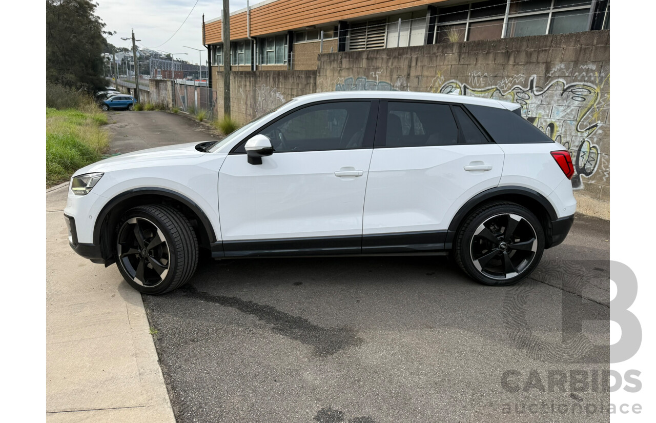 06/2018 Audi Q2 1.4 TFSI DESIGN FWD GA 4D Wagon White 1.4L