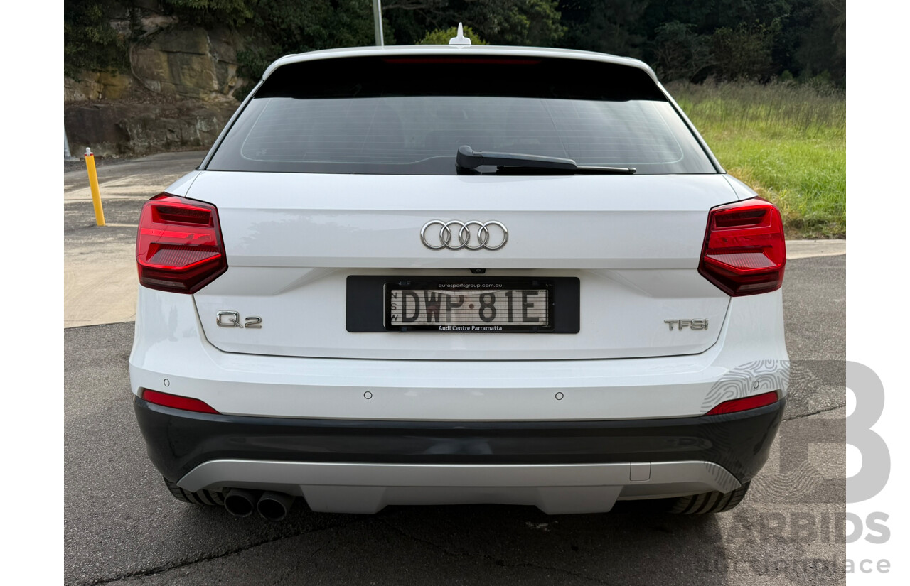 06/2018 Audi Q2 1.4 TFSI DESIGN FWD GA 4D Wagon White 1.4L