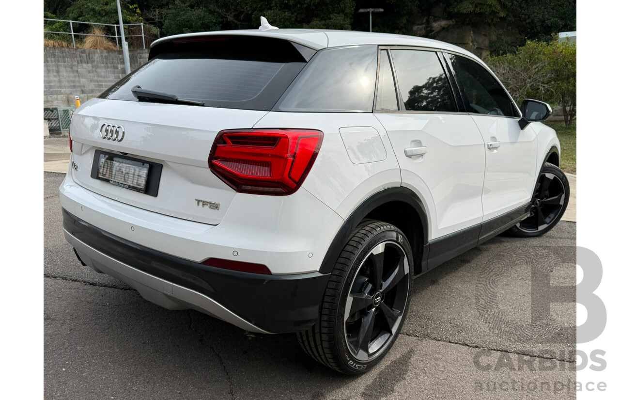 06/2018 Audi Q2 1.4 TFSI DESIGN FWD GA 4D Wagon White 1.4L