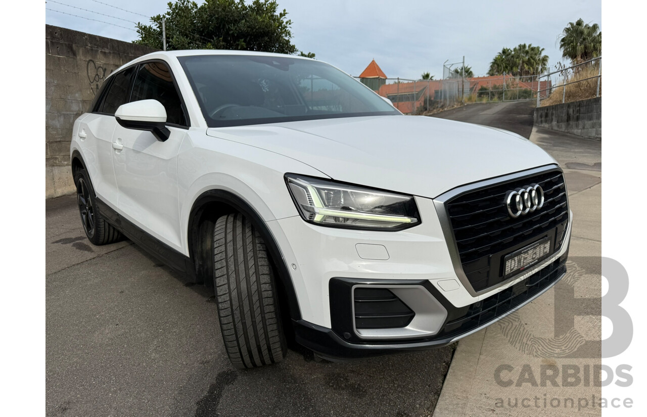 06/2018 Audi Q2 1.4 TFSI DESIGN FWD GA 4D Wagon White 1.4L