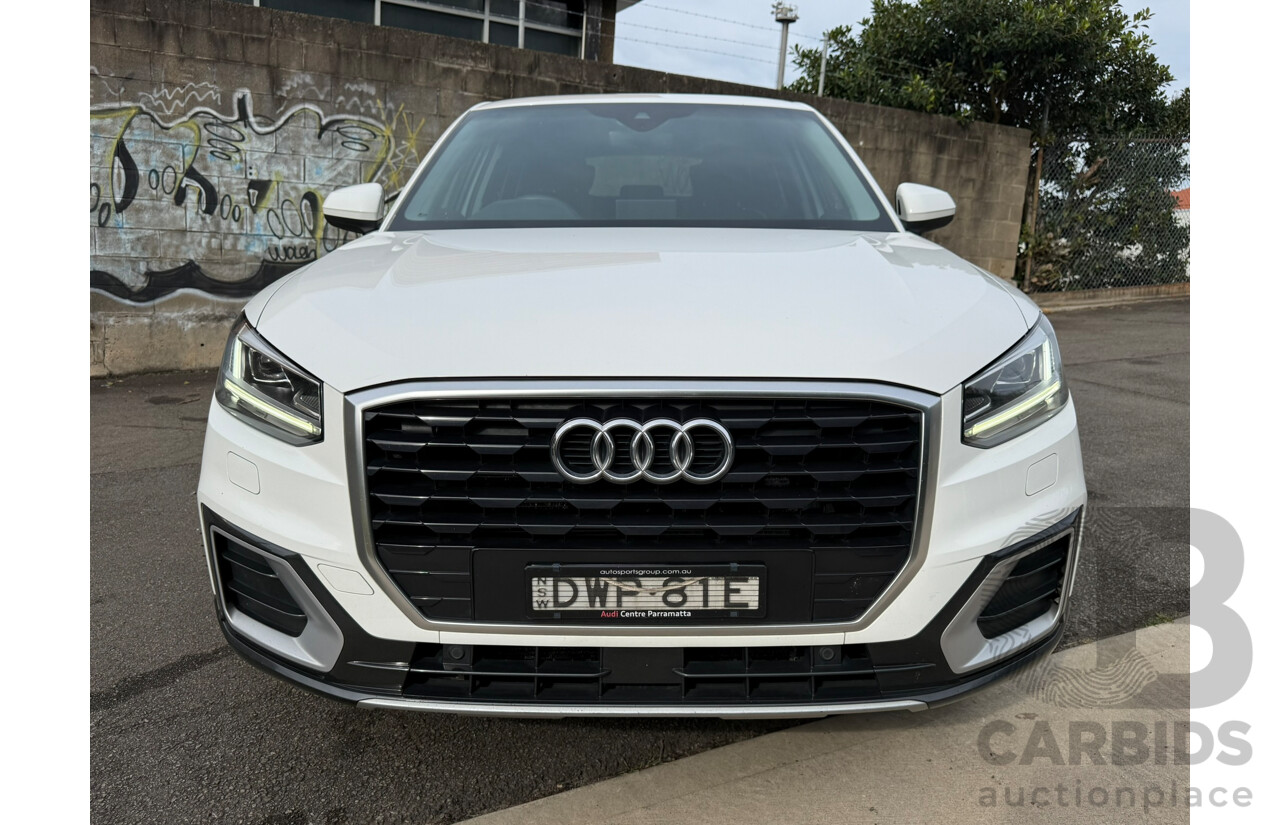 06/2018 Audi Q2 1.4 TFSI DESIGN FWD GA 4D Wagon White 1.4L