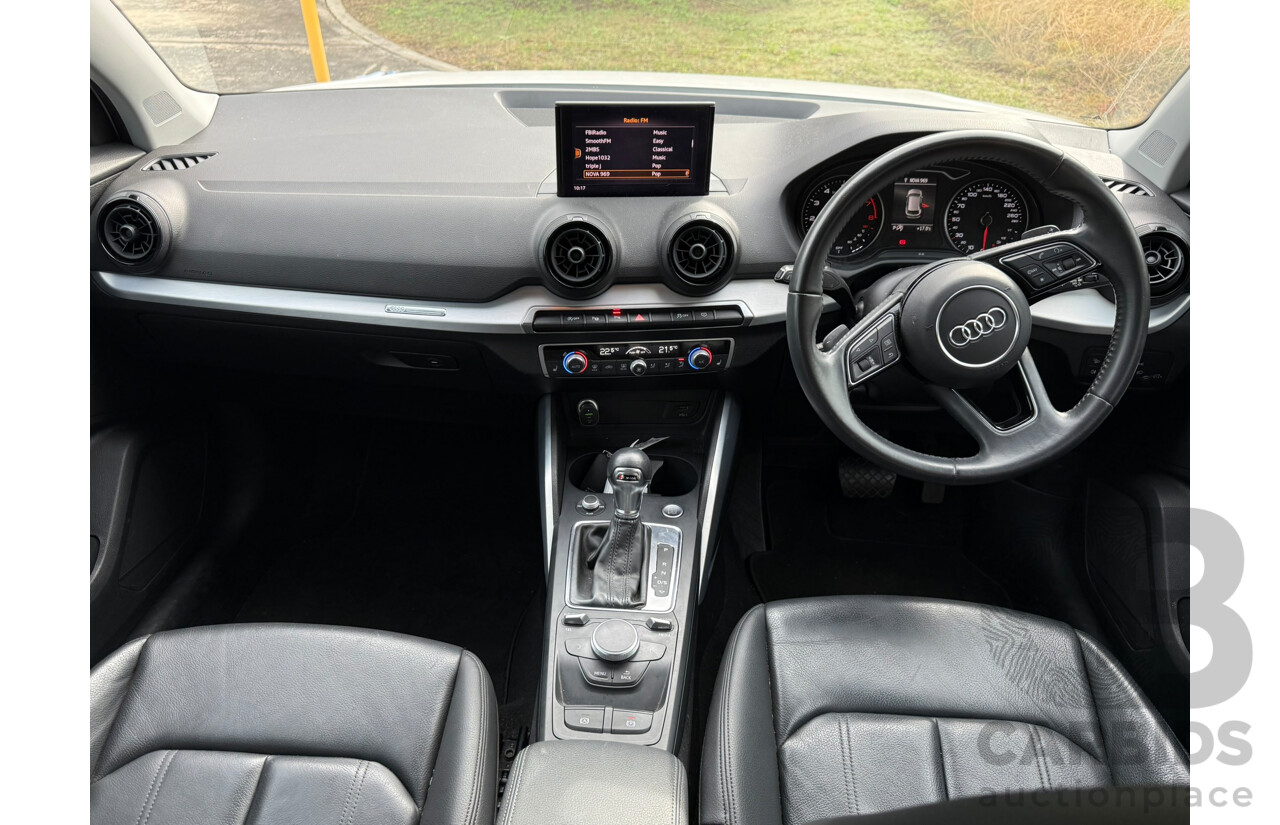 06/2018 Audi Q2 1.4 TFSI DESIGN FWD GA 4D Wagon White 1.4L