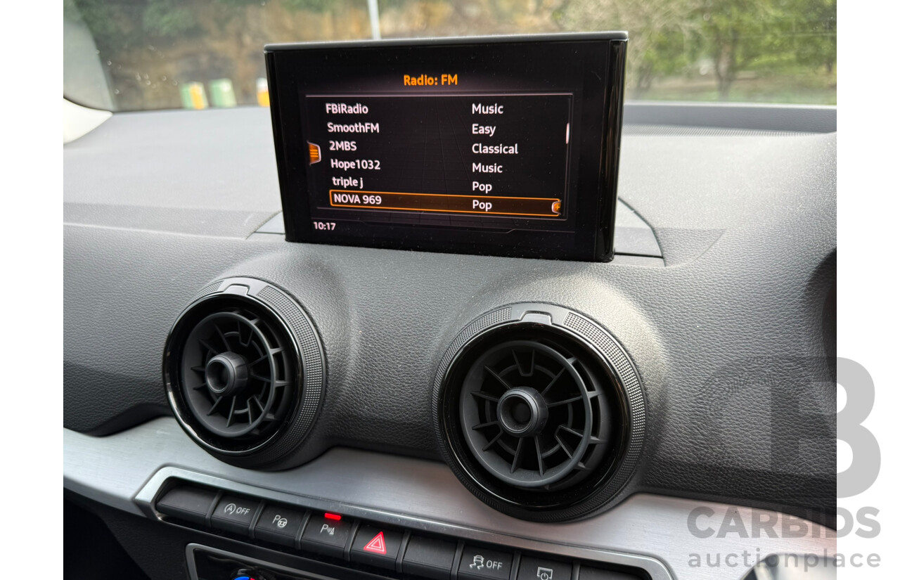 06/2018 Audi Q2 1.4 TFSI DESIGN FWD GA 4D Wagon White 1.4L