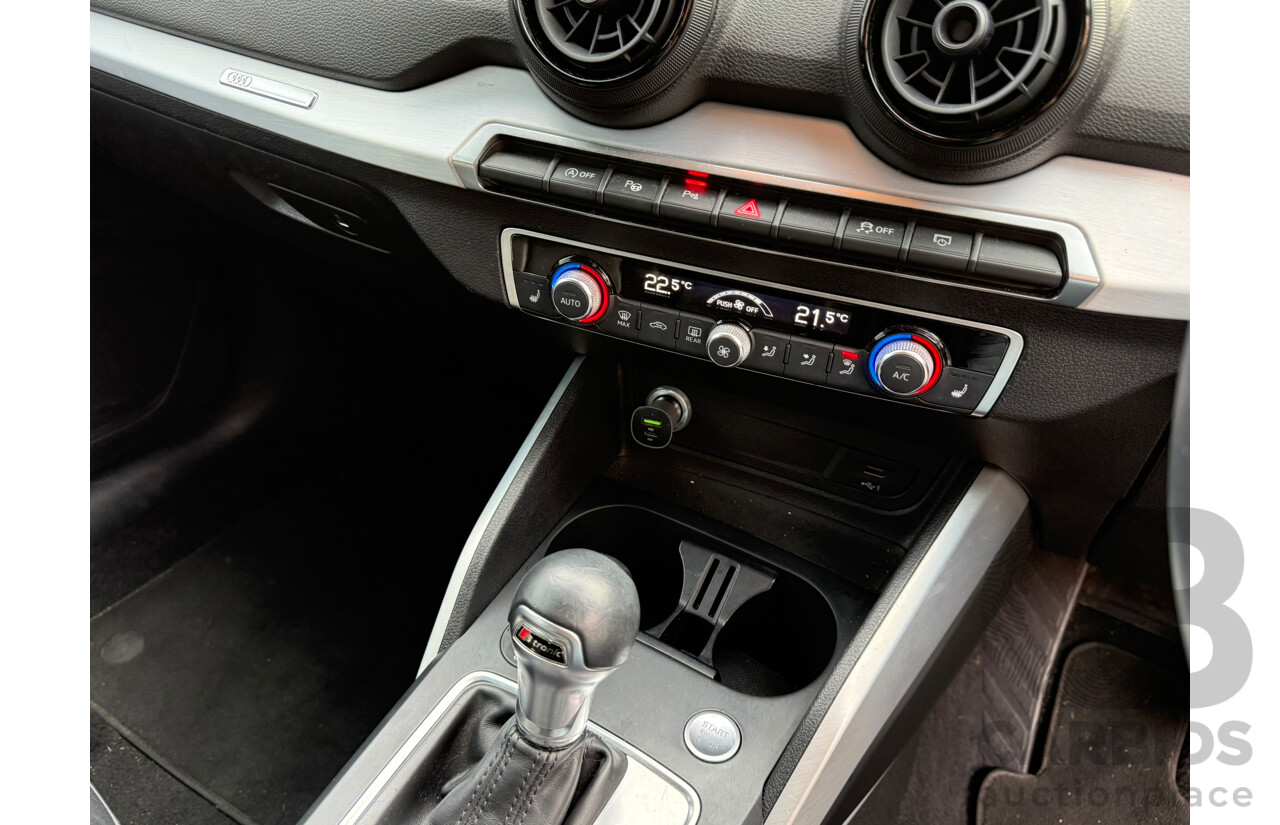 06/2018 Audi Q2 1.4 TFSI DESIGN FWD GA 4D Wagon White 1.4L