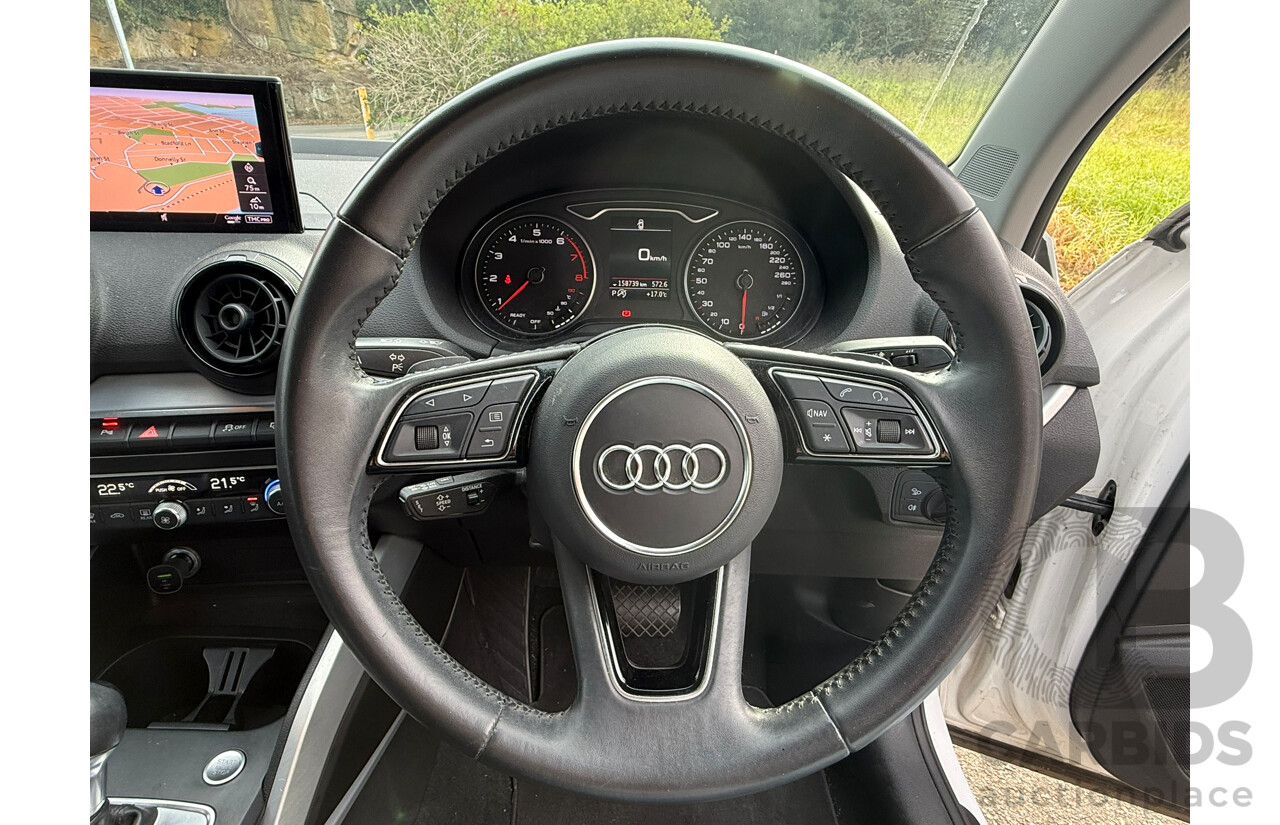 06/2018 Audi Q2 1.4 TFSI DESIGN FWD GA 4D Wagon White 1.4L