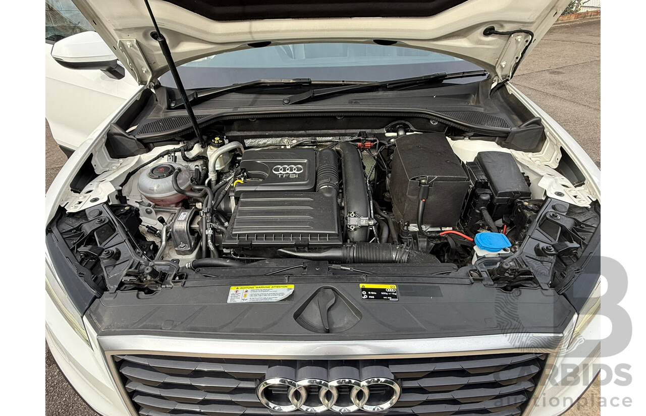 06/2018 Audi Q2 1.4 TFSI DESIGN FWD GA 4D Wagon White 1.4L