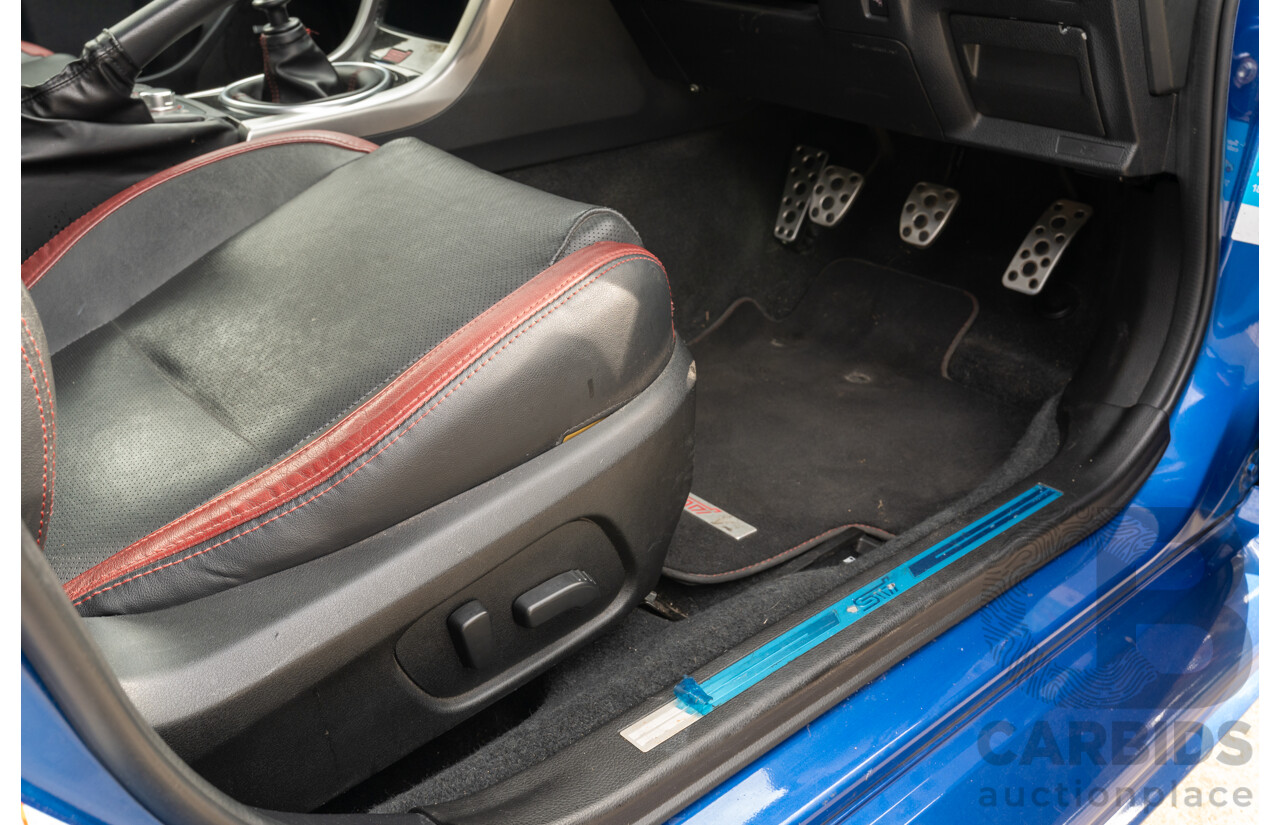 07/2017 Subaru WRX STI Premium (AWD) MY17 4D Sedan Lapis Blue Turbo 2.5L