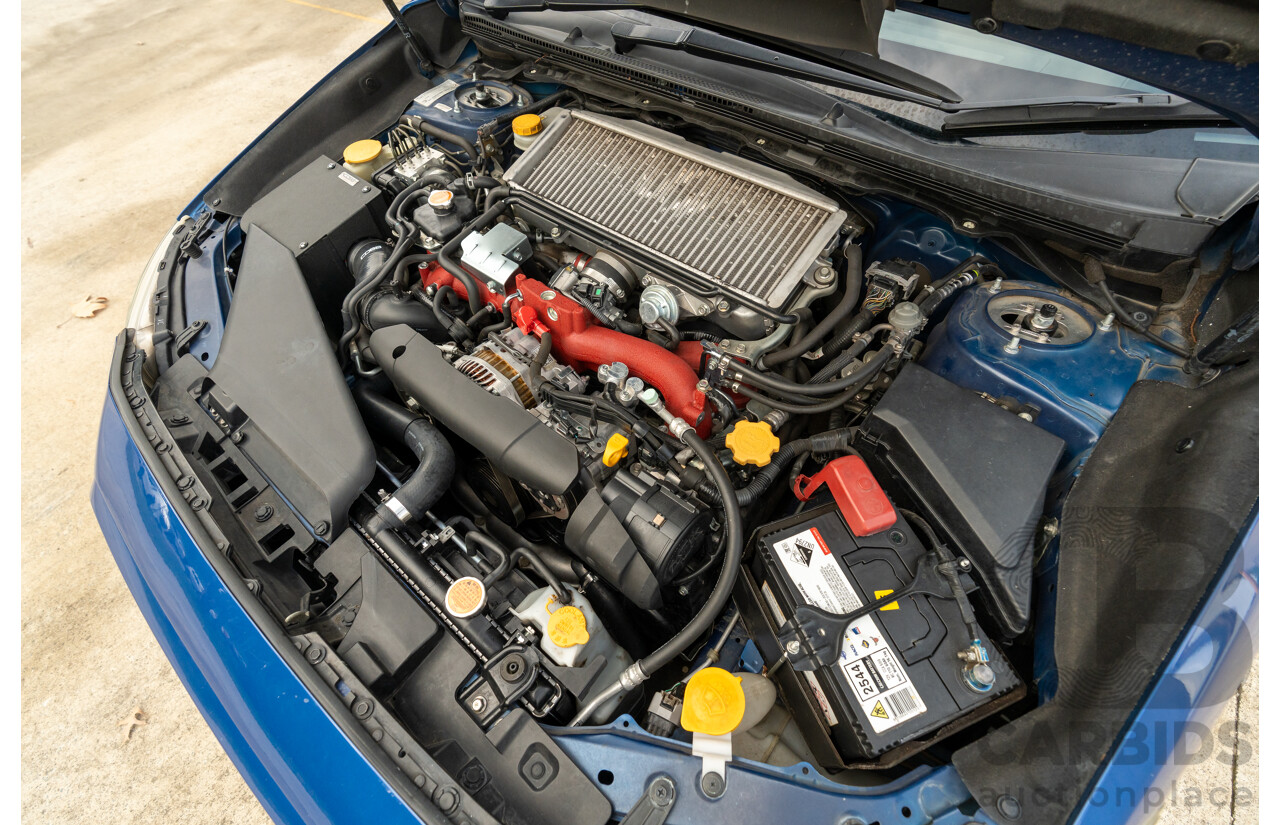 07/2017 Subaru WRX STI Premium (AWD) MY17 4D Sedan Lapis Blue Turbo 2.5L