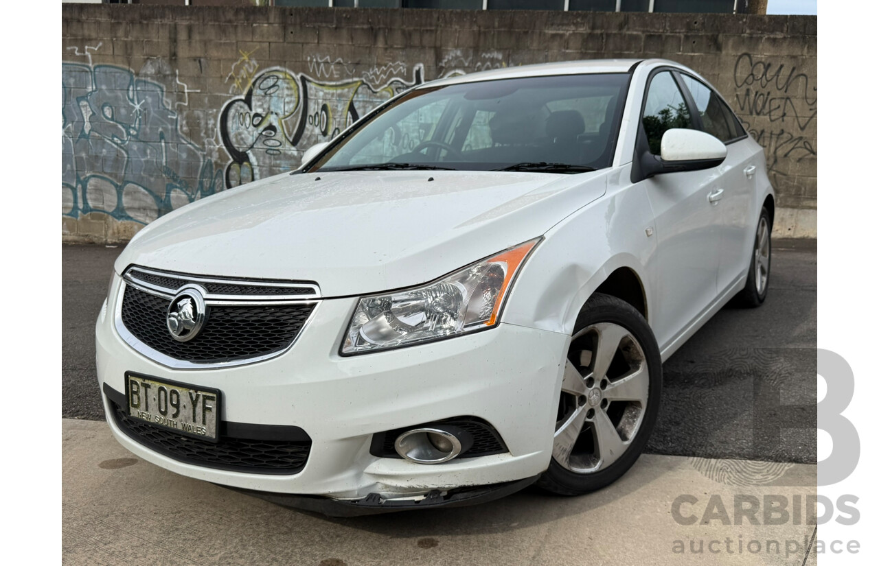 03/2013 Holden Cruze CD FWD JH MY13 4D Sedan White 1.8L