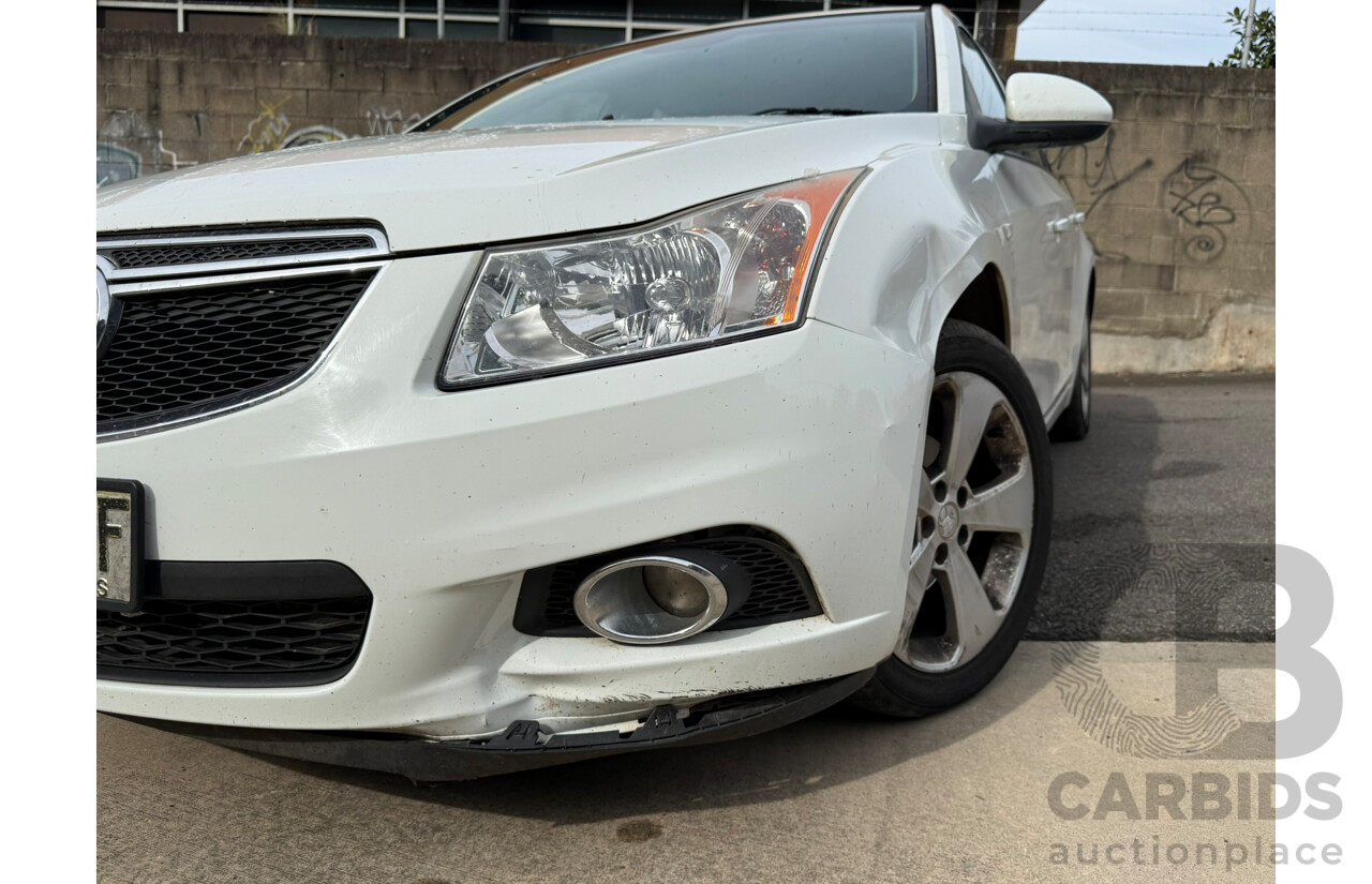 03/2013 Holden Cruze CD FWD JH MY13 4D Sedan White 1.8L