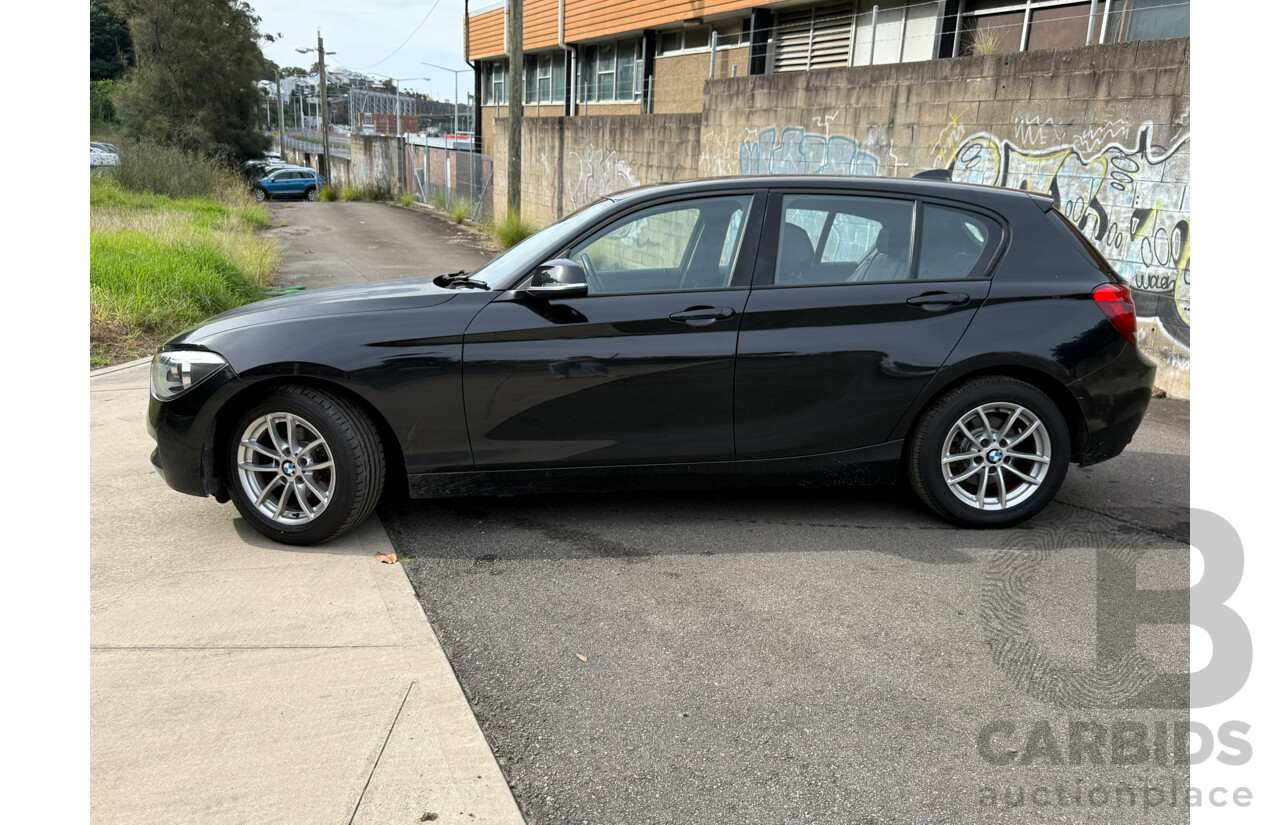 05/2013 Bmw 1 16i RWD F20 5D Hatchback Black 1.6L