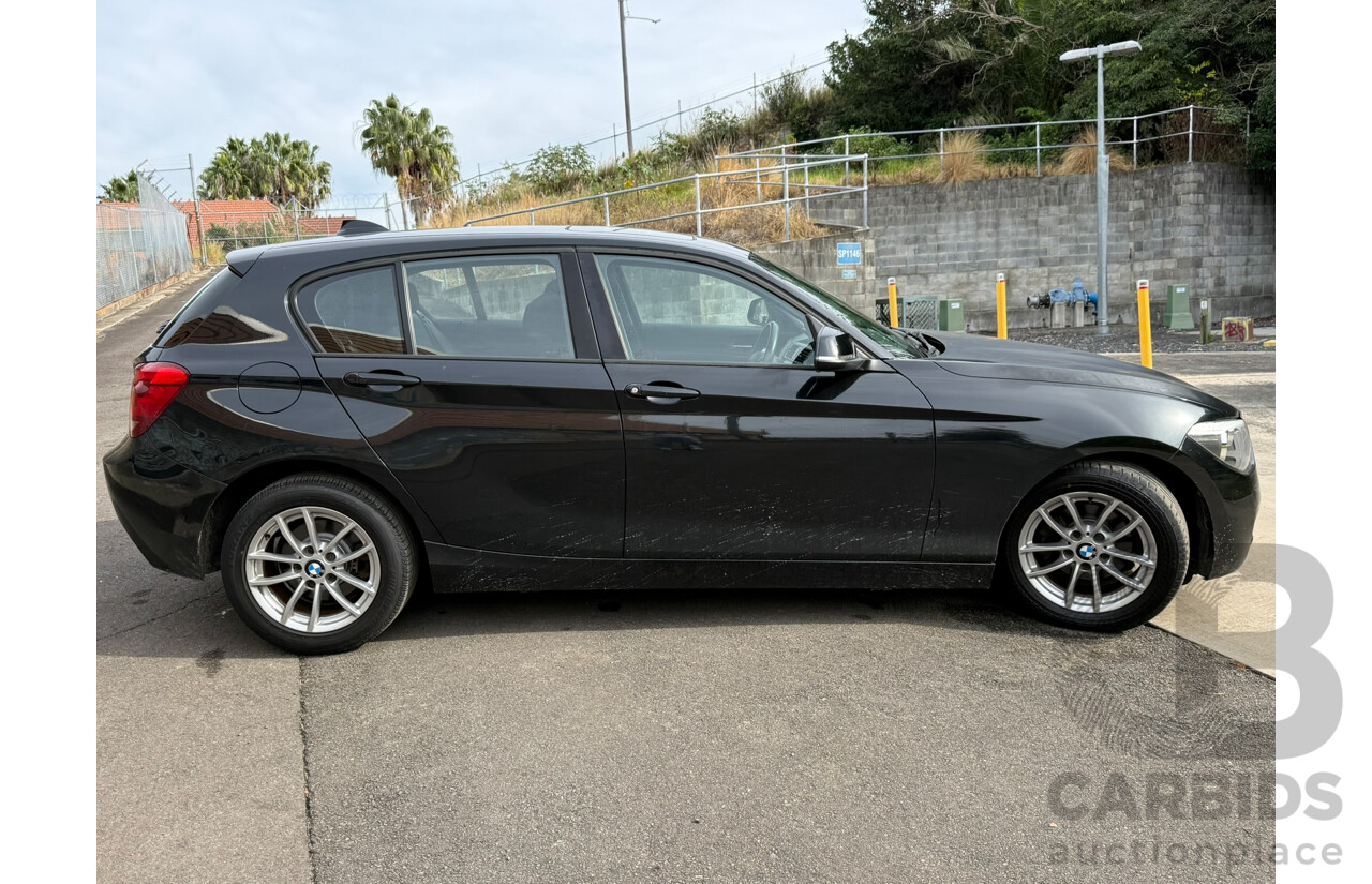 05/2013 Bmw 1 16i RWD F20 5D Hatchback Black 1.6L