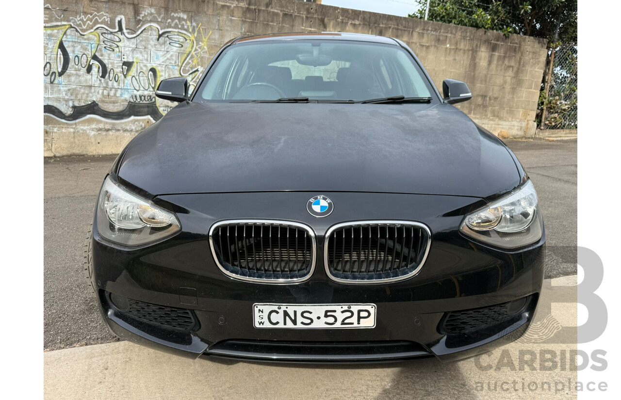 05/2013 Bmw 1 16i RWD F20 5D Hatchback Black 1.6L