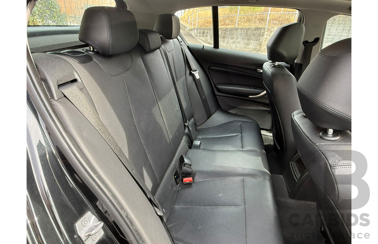 05/2013 Bmw 1 16i RWD F20 5D Hatchback Black 1.6L