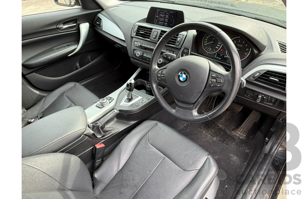 05/2013 Bmw 1 16i RWD F20 5D Hatchback Black 1.6L